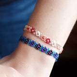 Flower Bracelet- colors vary