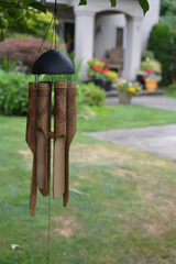 Lg Whisper Simple Bamboo Wind Chime