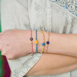 Flower Power String Bracelet-colors vary