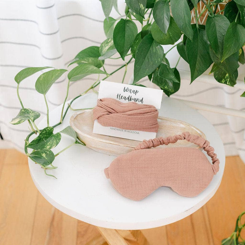 Chestnut Muslin Sleep Mask