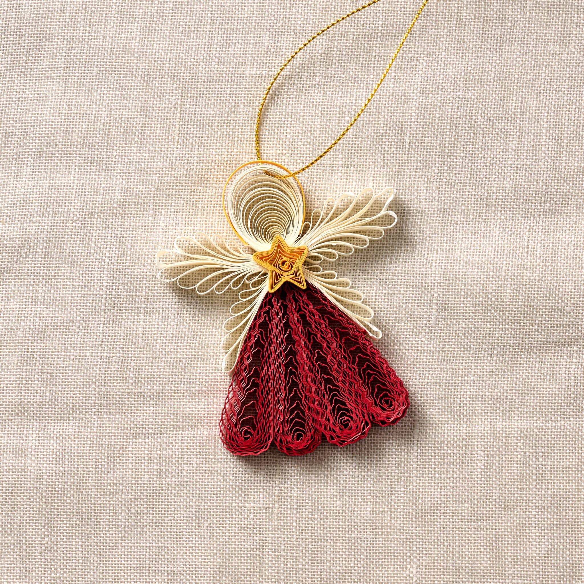 Tuyen Quilled Angel Ornament