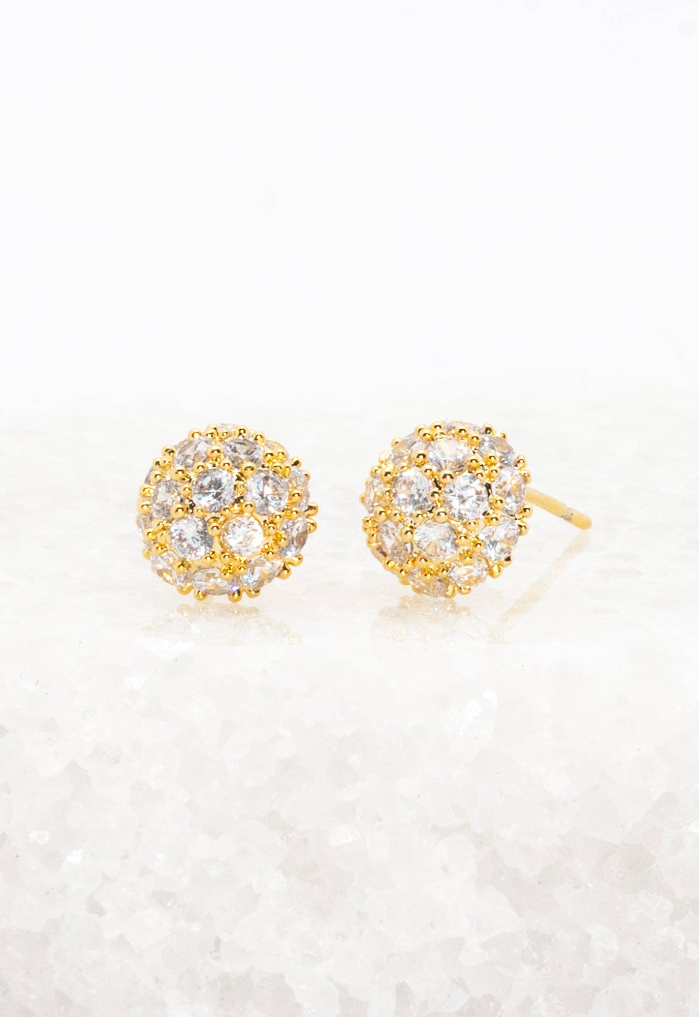Gold Lustre Bloom Studs