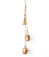 Trio Rustic Bells Hanging Wind Chime - Hand Tuned, Assorted