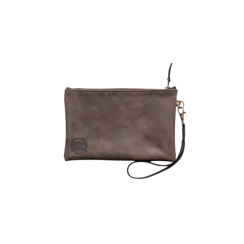 The Leather Clutch