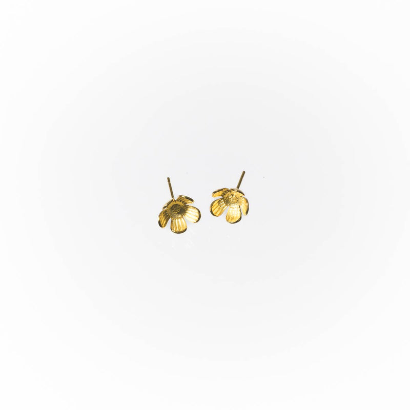 Forget-me-Not Stud Earrings (Silver, 14K) - Ethically Made