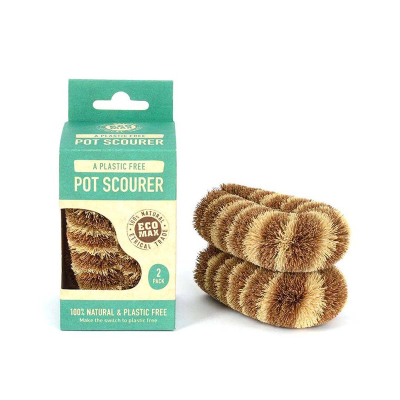 Pot Scourer (Twin Pack) - 100% Natural