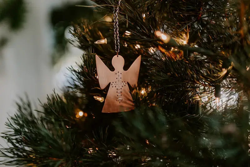 Embroidered Angel Ornament