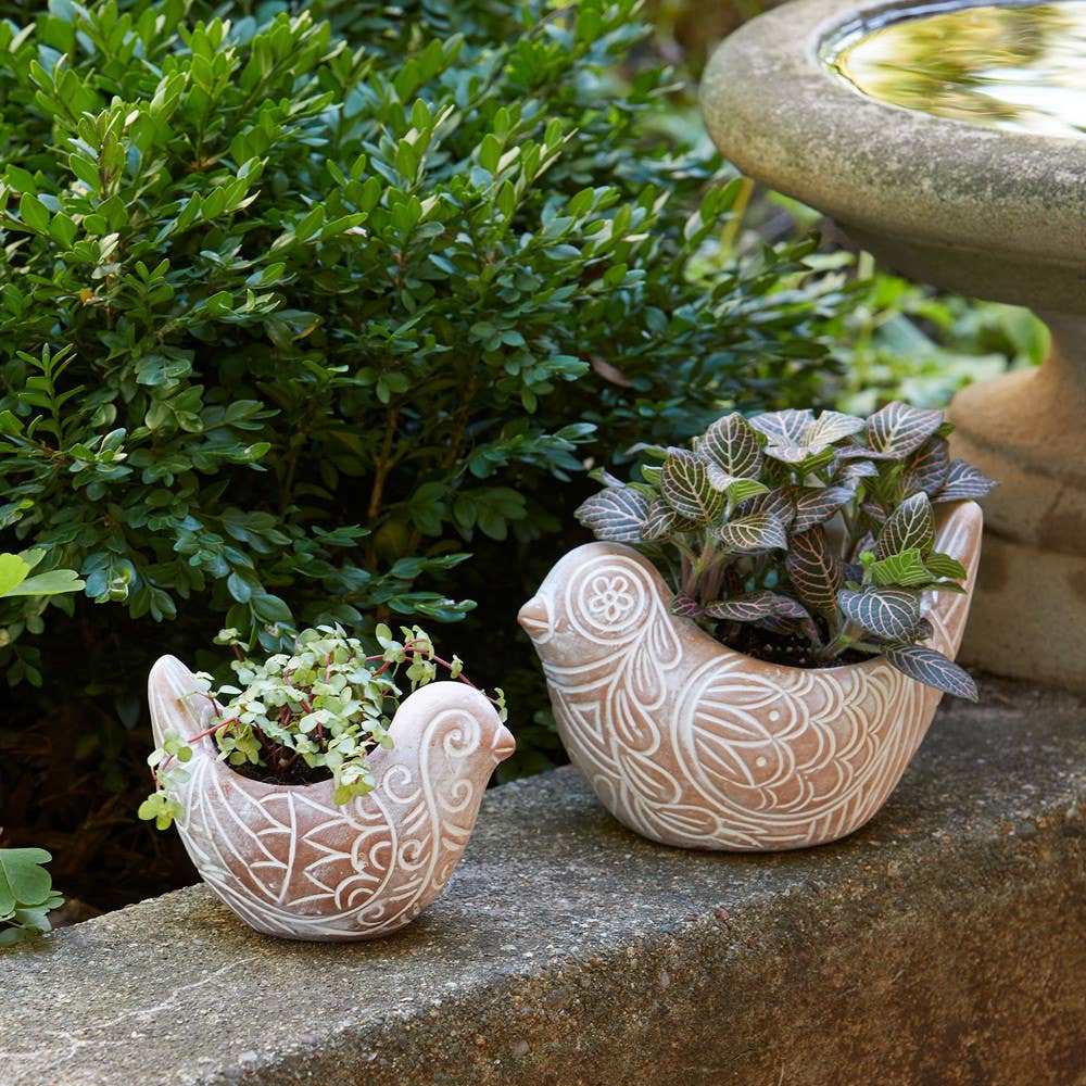Large Bird Planter