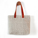 Natural Handwoven Textured Tote