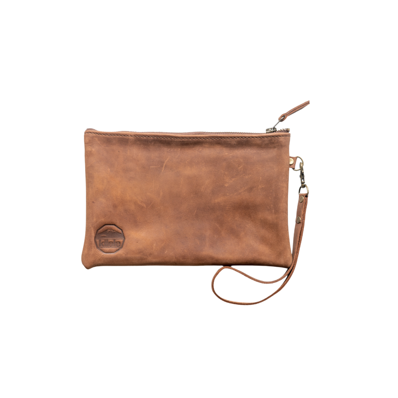 The Leather Clutch