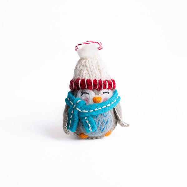 Owl Wool Ornament