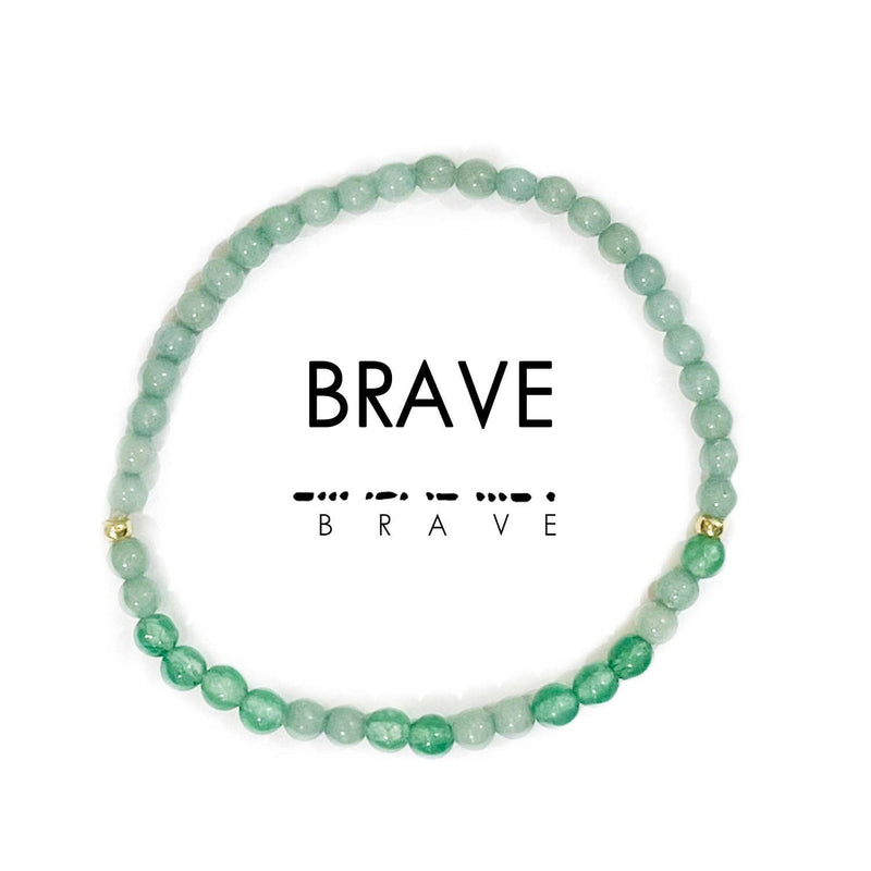 BRAVE | Morse Code Bracelet