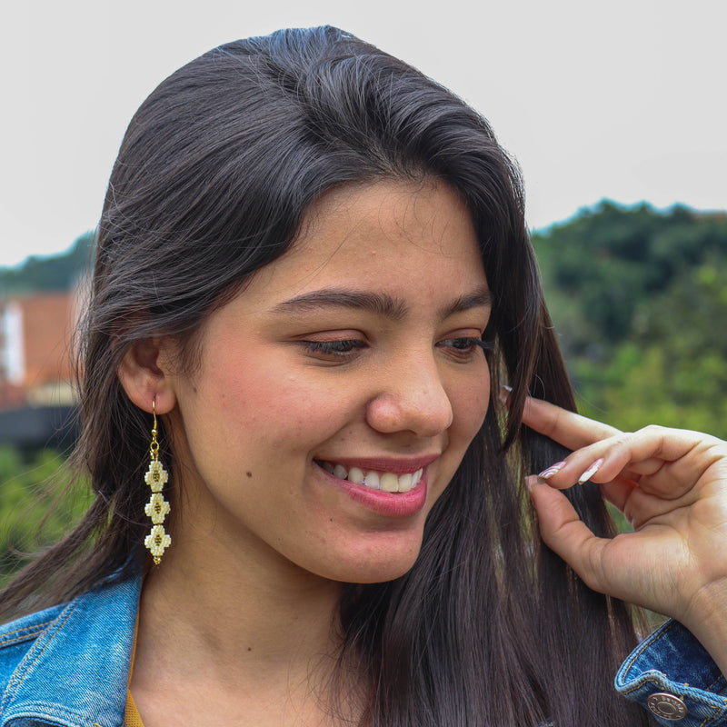 Bouquet Bead Earrings