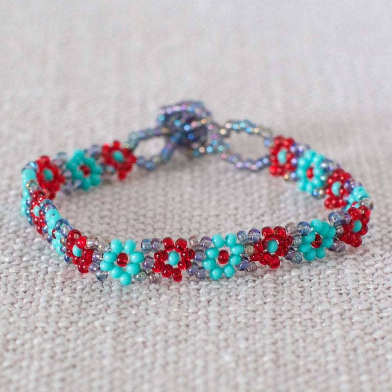 Flower Bracelet- colors vary