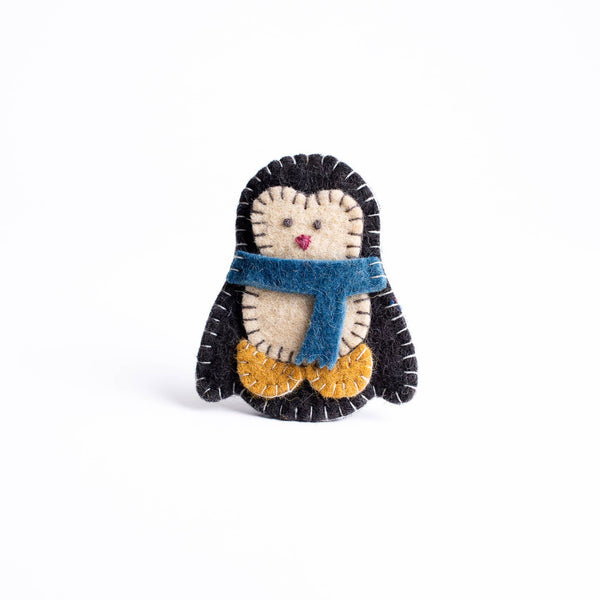 Penguin Wool Ornament