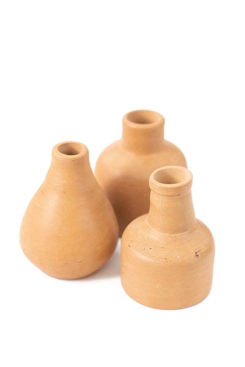 Round Terracotta Vase