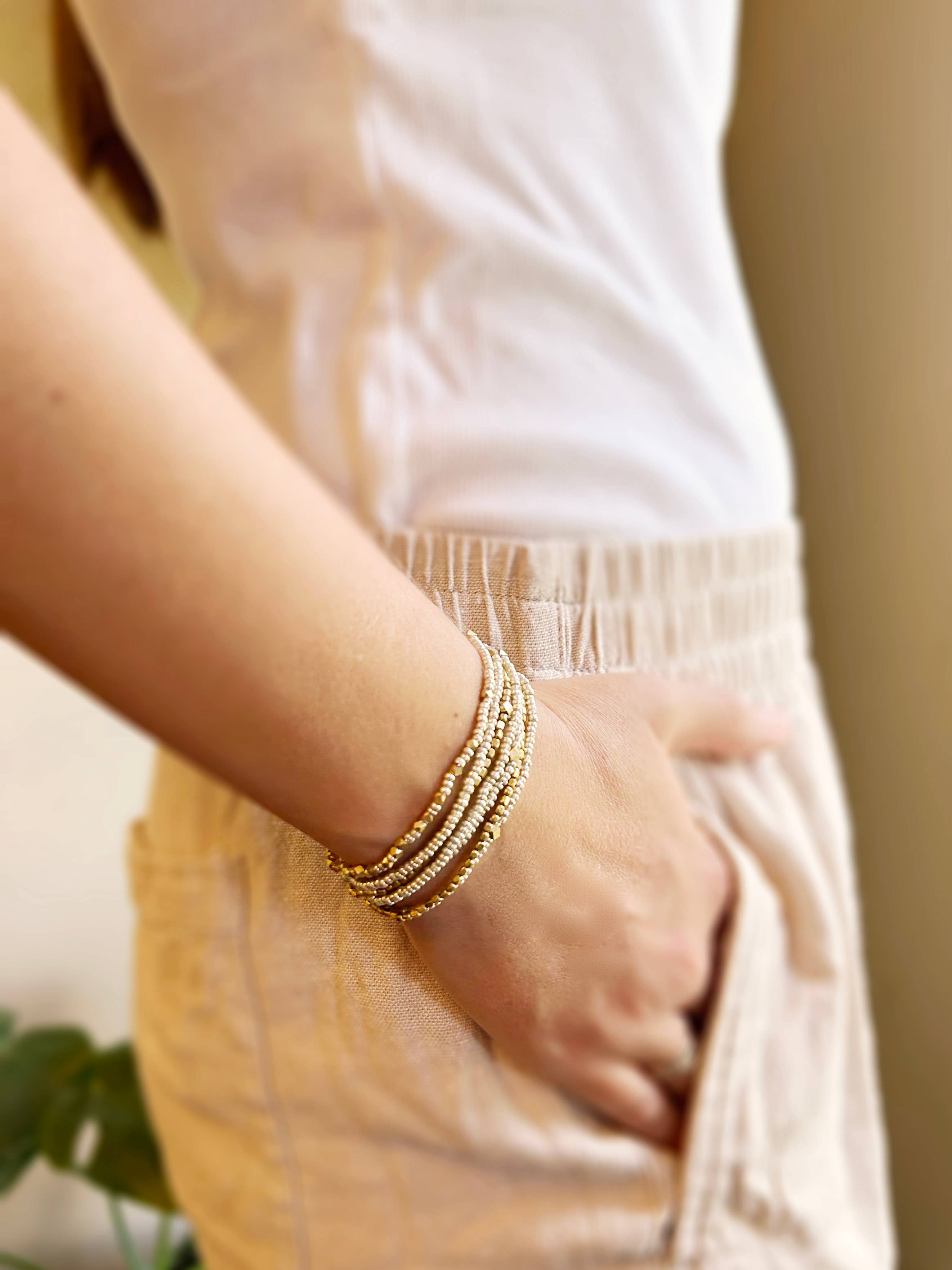 "Be Still And Know That I Am God" Morse Code Bracelet 