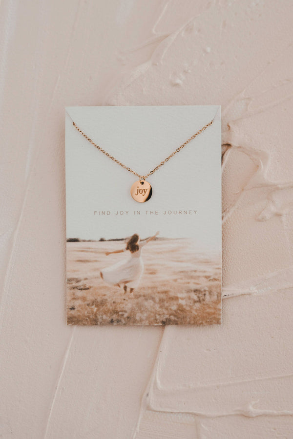 Joy Disc Necklace