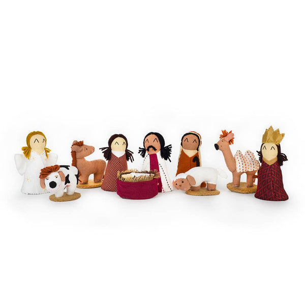 Fabric Boxed Nativity Set
