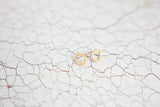 Hammered Medallion Studs
