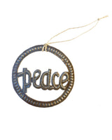 Peace Metal Art Ornament