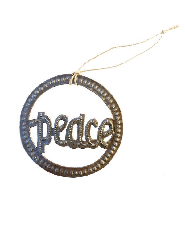 Peace Metal Art Ornament