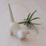 Handmade Natural Stone Cat Bookshelf Sculpture
