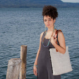 Natural Handwoven Textured Tote