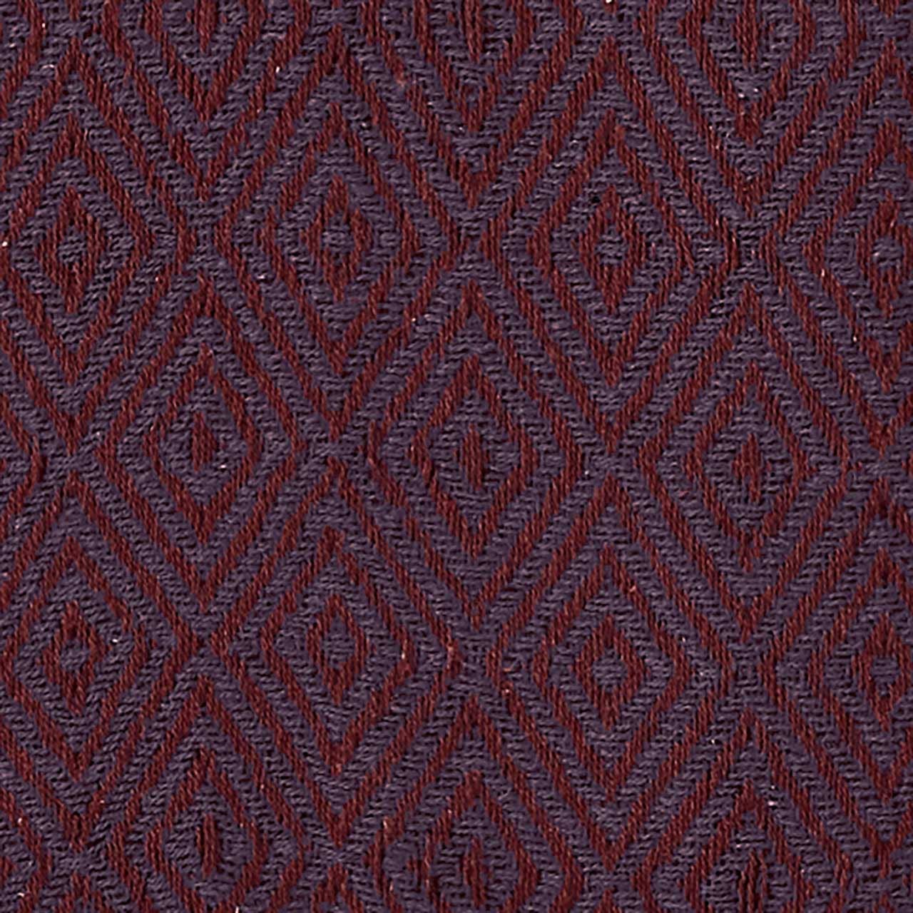 Plum Diamond Rethread Throw