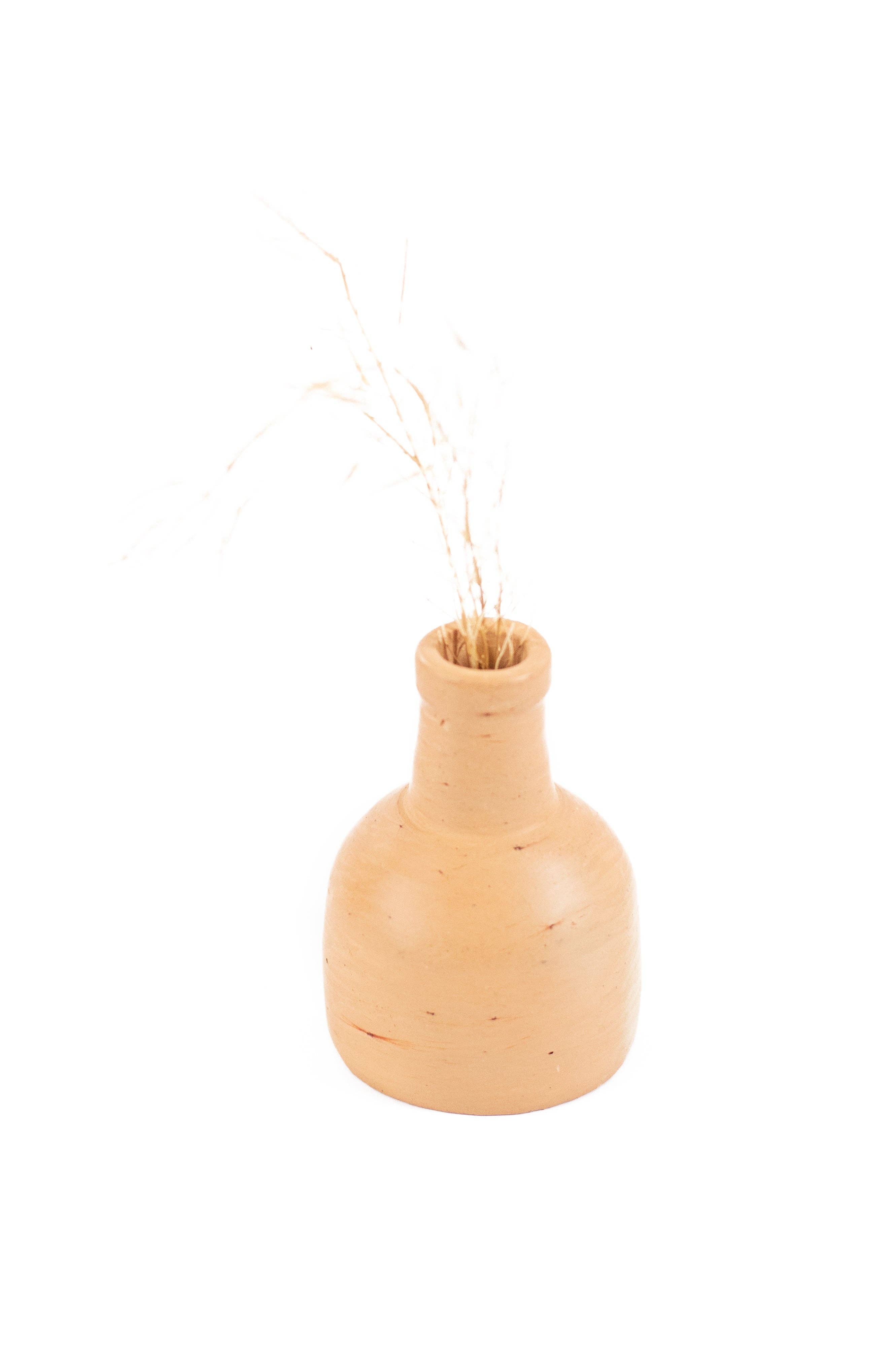 Round Terracotta Vase