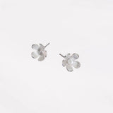 Forget-me-Not Stud Earrings (Silver, 14K) - Ethically Made