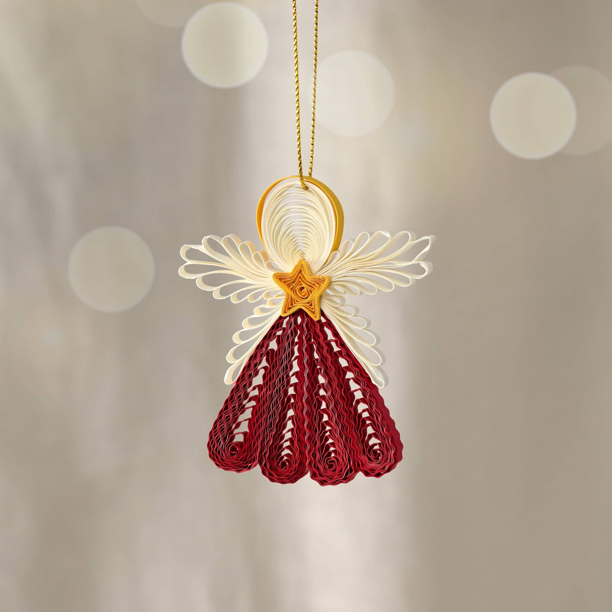 Tuyen Quilled Angel Ornament