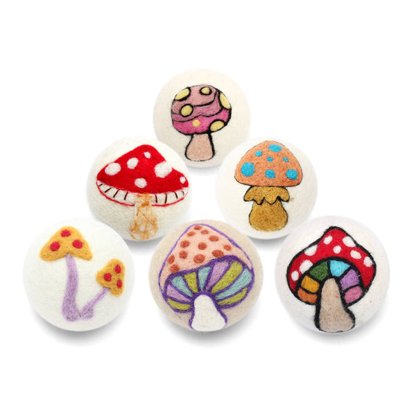 Mushroom Eco Wool Dryer Balls Fair Trade