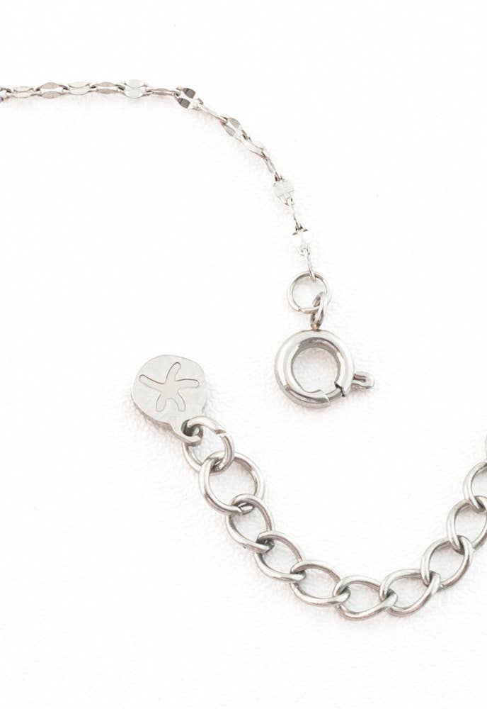 Annie Silver Pearl Necklace