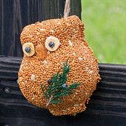 Solid Owl Bird Feeders Outdoor Ornaments