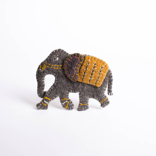 Elephant Wool Ornament