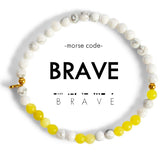 BRAVE | Morse Code Bracelet