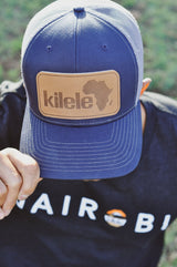 Kilele Leather Stamp Hat