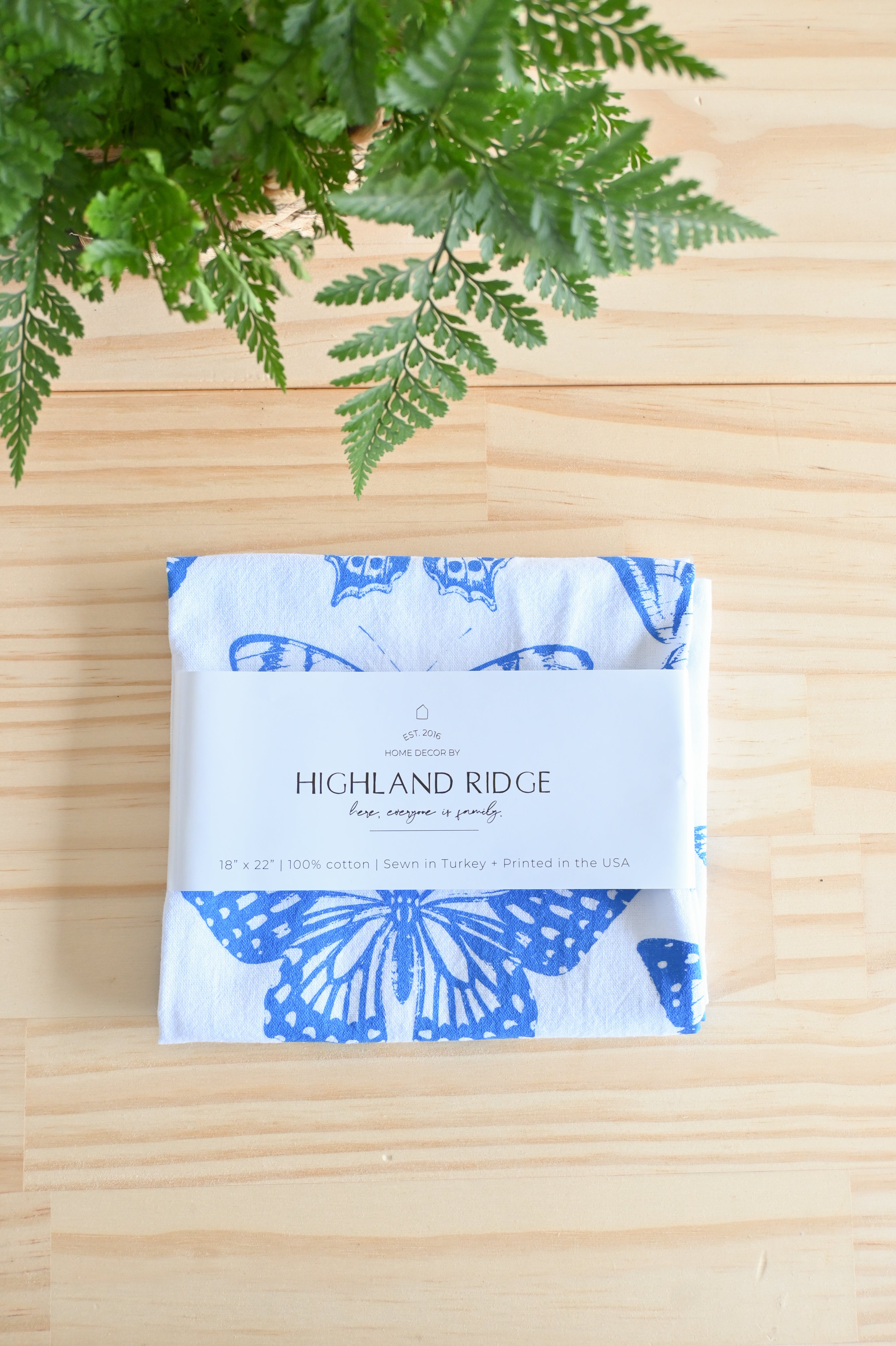 Butterfly Tea Towel