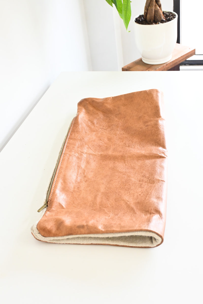 Reversible Leather Pillow