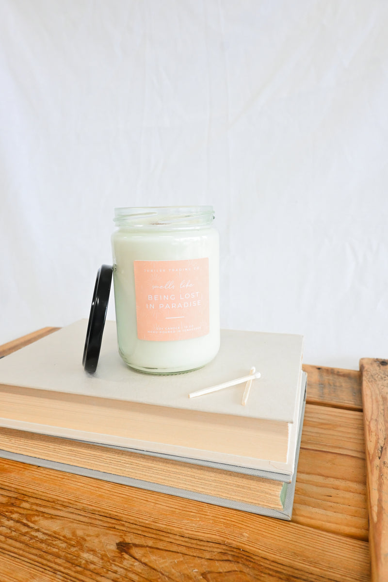 "Being Lost In Paradise" Candle