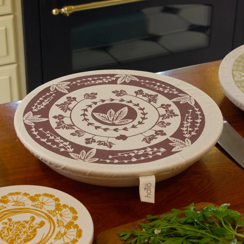 Herbs- Large Set of 3 - Halo Dish and Bowl Cover