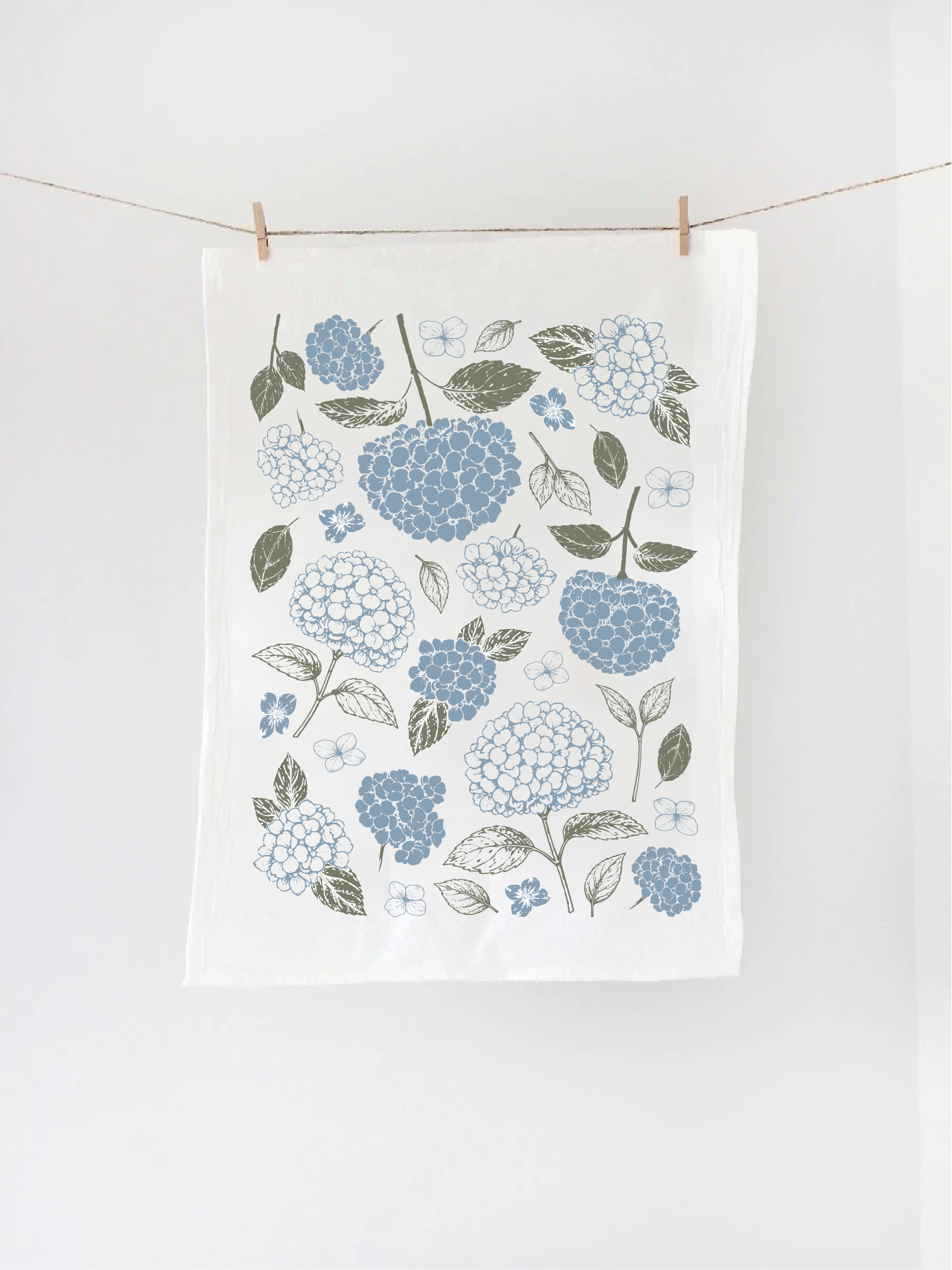 Hydrangea Tea Towel