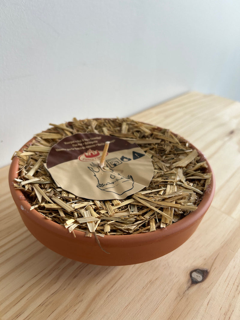 Fire Bowl in Terracotta Pot