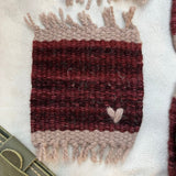 Coaster Set-Red with Heart