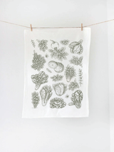 Garden Greens Cabbage Tea Towel