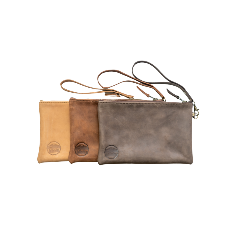 The Leather Clutch