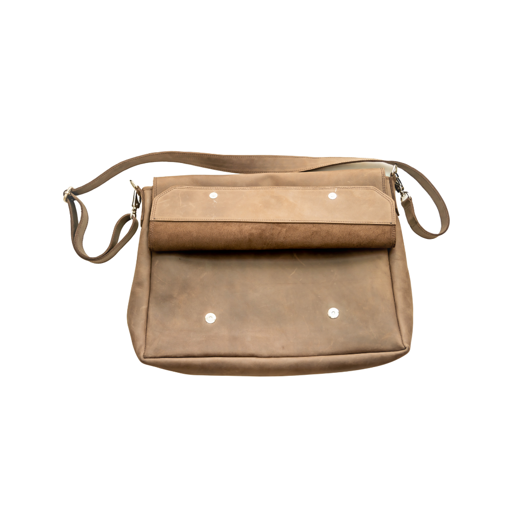 Wayne Leather Messenger Bag