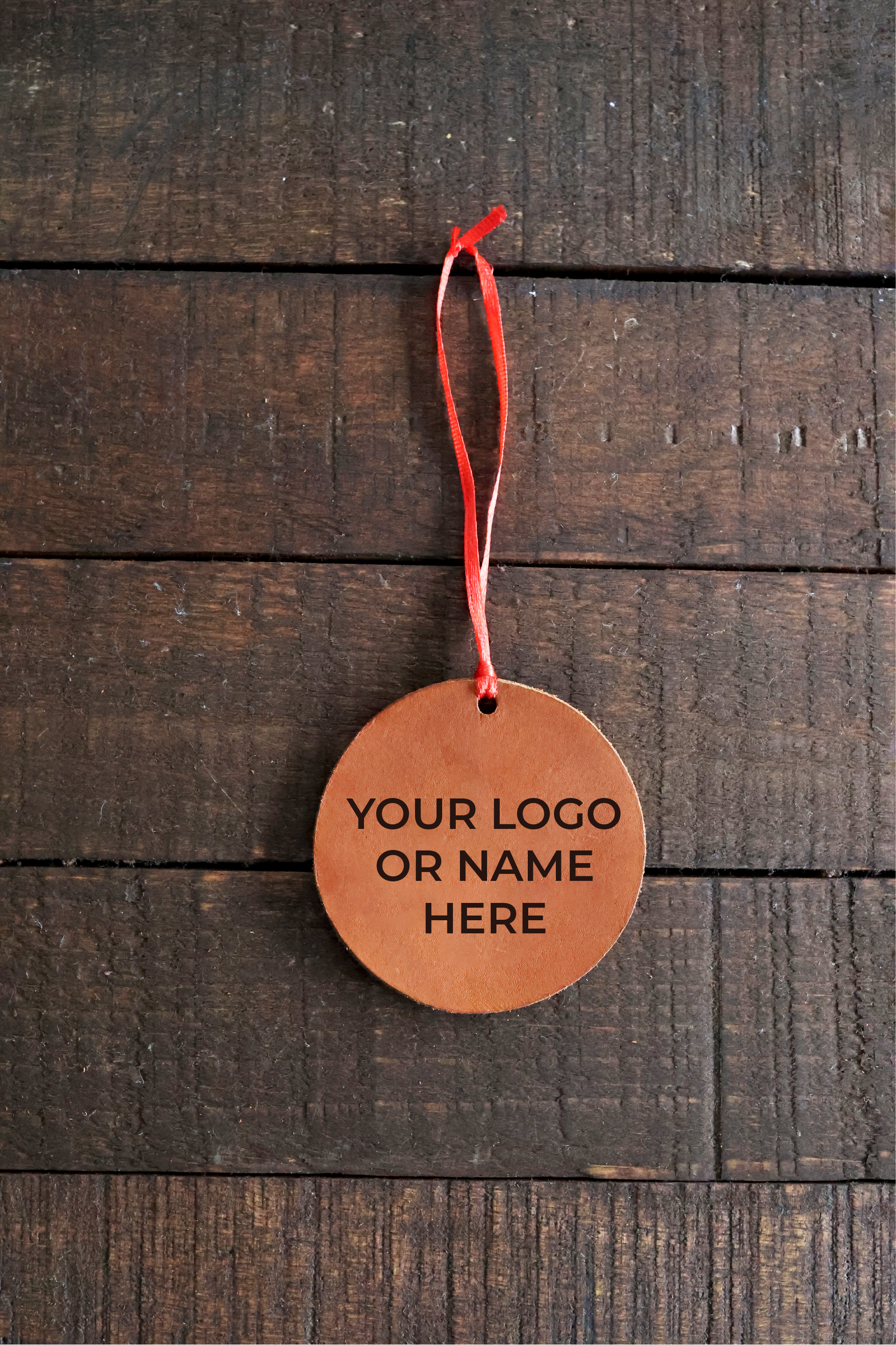 Custom Leather Ornament