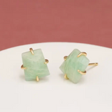 Simple Treasures Studs in Amazonite